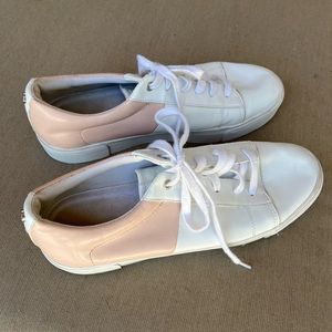 Marc Fisher Xena Leather Platform Sneaker- Size 10